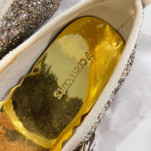 Crewcuts Silver Dress Shoes with Ankle Strap Girls size 6 - Picture 2 of 3